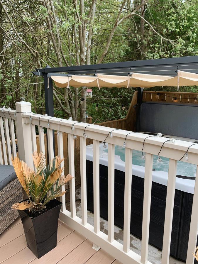 Percy Wood Lodge With Hot Tub Near Alnwick Swarland Exteriér fotografie